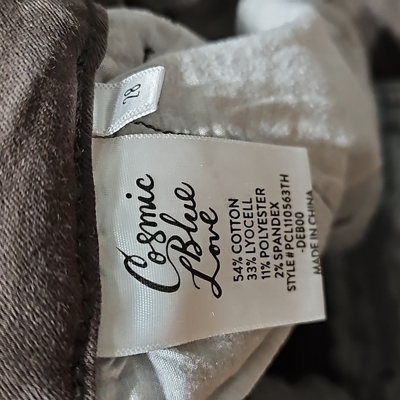 Cosmic Blue Love Brown Pants Size 28 - Picture 4 of 5